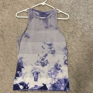 Lululemon Athletica Purple Tie-Dye Tank Top